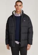 TOMMY JEANS Gewatteerde jas TJM POLY PUFFER EXT Winterjas met staande ...