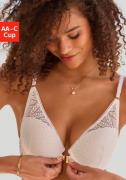 Vivance Push-up-bh van kant in mooie bladvorm met voorkeursluiting, li...