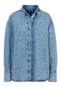 Boss Orange Klassieke blouse C_DENIM SHIRT HF met blazerkraag en all-o...