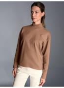 Trigema Sweatshirt TRIGEMA Sweatshirt met opstaande kraag