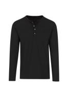 Trigema Longsleeve TRIGEMA shirt met lange mouwen en knoopsluiting (1-...