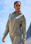 active by Lascana Hoodie met glanzende print