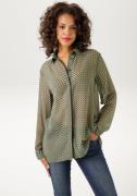 NU 20% KORTING: Aniston CASUAL Overhemdblouse met kleurharmonieuze ret...