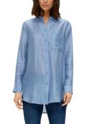 NU 20% KORTING: s.Oliver Lange blouse met semi-transparante patroonstr...