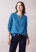 NU 20% KORTING: Cecil Blouse met lange mouwen met turn-up mouw