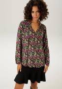 NU 20% KORTING: Aniston CASUAL Blouse zonder sluiting met kleurrijke b...