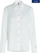 NU 20% KORTING: Tommy Hilfiger Curve Overhemdblouse CRV GOLD BUTTON VI...