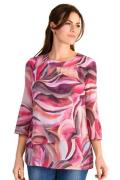 NU 20% KORTING: HERMANN LANGE Collection Gedessineerde blouse in lagen...