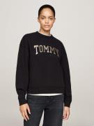 NU 20% KORTING: TOMMY JEANS Sweatshirt met glanzend logo