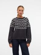 NU 20% KORTING: Vero Moda Trui met ronde hals VMCHARMAINE LS O-NECK PU...