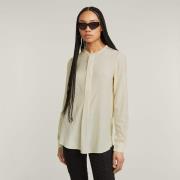 NU 20% KORTING: G-Star RAW Blouse met lange mouwen Half Placket Top ls...