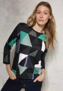 NU 20% KORTING: Cecil Shirt met 3/4 mouwen met grafische print