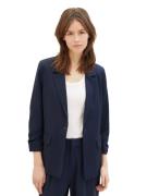 NU 20% KORTING: Tom Tailor Denim Korte blazer met gerimpelde mouwen en...