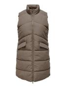 NU 20% KORTING: ONLY CARMAKOMA Bodywarmer CARMATILDE LONG WAISTCOAT OT...