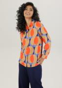 NU 20% KORTING: Aniston SELECTED Overhemdblouse met retro-patroon en f...