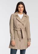 NU 20% KORTING: Gipsy Lange, leren jas Taresa Leren trenchcoat met str...