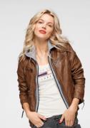 NU 20% KORTING: Gipsy Leren jack NOLA Two-in-one stijl - met een afnee...