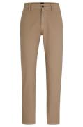 NU 20% KORTING: Boss Orange Chino tapered met boss-opdruk