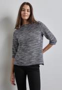 NU 20% KORTING: STREET ONE Shirt met 3/4 mouwen met bouclé structuur