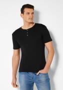 NU 20% KORTING: H.I.S T-shirt met verfijnde knoopsluiting, perfect als...