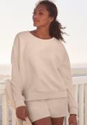 NU 20% KORTING: s.Oliver RED LABEL Beachwear Sweatshirt met overlappen...