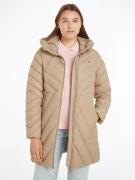 NU 20% KORTING: Tommy Hilfiger Gewatteerde jas CHEVRON MW PADDED COAT ...