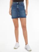 NU 20% KORTING: TOMMY Jeans rok MOM UH SKIRT AH6158 Webrok met logopat...