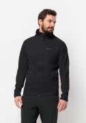 NU 20% KORTING: Jack Wolfskin Fleecejack ALPGRAT HOODED FZ M