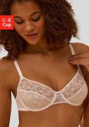 Vivance Beugel-bh van bloemige kant, in mooie balconnet-snede, lingeri...