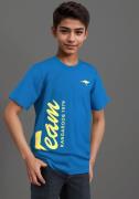 KangaROOS T-shirt TEAM-Print , met logoprint voor jongens