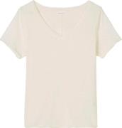 Marc O'Polo DENIM T-shirt met afgeronde v-hals