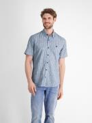 Lerros Overhemd met korte mouwen met streepmotief