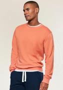 KangaROOS Sweatshirt Met coole ribinzet aan de voorkant van de hals