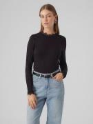 Vero Moda Shirt met staande kraag VMROSA LS HIGHNECK TOP JRS NOOS