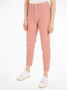 TOMMY JEANS Geweven broek TJW MOM SLIM UH GD met geborduurd logo