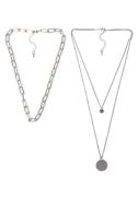 Firetti Kettingenset 2-rijige layerkwaliteiten schakelketting met rond...
