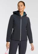 CMP Softshell-jack WOMAN JACKET ZIP HOOD Warmte- & wind- & waterafstot...