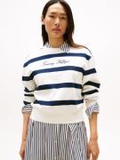 Tommy Hilfiger Sweatshirt SCRIPT REG PIQUE SWTSHRT met tommy hilfiger ...