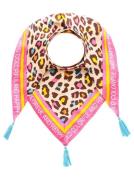 Zwillingsherz Modieus sjaaltje Kleurige Leeuw met kleurrijk leopardenp...