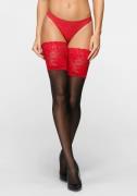 Lascana Hold-up kousen met brede kantband in 20 den