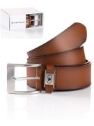 Tom Tailor Leren riem TTNATHAN in cadeauverpakking