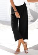 Lascana Culotte in 7/8 lengte en strikceintuur, stoffen broek, elegant...