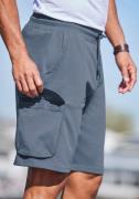 AUTHENTIC LE JOGGER Sweatshort Cargozakken met webdetails
