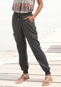 Lascana Comfortbroek van geweven viscose met zakken, stoffen broek, ca...