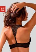 Lascana Push-up-bh MELISSA met voorsluiting & kanten achterkant van bo...