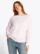 Tommy Hilfiger Curve Gebreide trui CRV CO JERSEY STITCH LS B-NK SWT