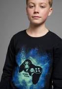 KIDSWORLD Shirt met lange mouwen Gamer Langarm, basic pasvorm, met tre...