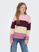KIDS ONLY Gebreide trui KOGSANDY L/S STRIPE PULLOVER KNT NOOS
