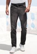John Devin 5-pocket jeans Straight-fit Jeans in elastische denimkwalit...