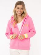 Zwillingsherz Sweatvest "Moin ZH" met moin en anker borduurwerk en con...